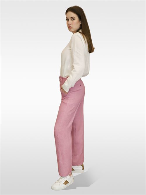 Pantaloni in tela di lino MAXMARA WEEKEND | 2351311231600012